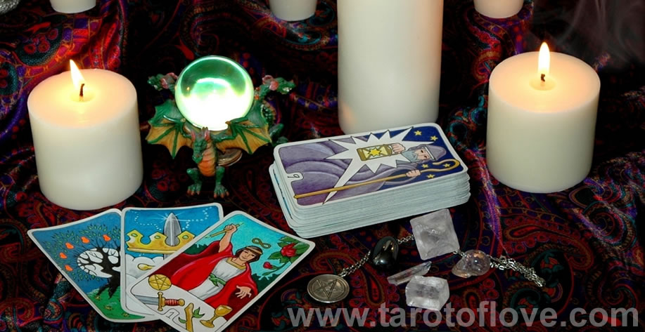 Love fortune telling with playing cards
