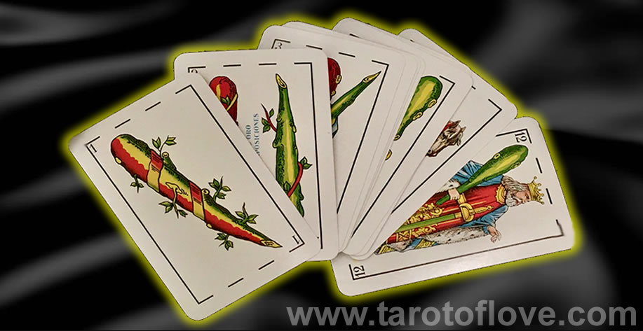 Spanish playing cards fortune telling